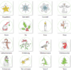 Untersetzer Single Line Advent (24 Dateien) – Bild 25
