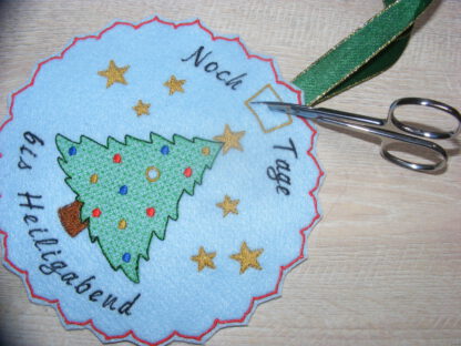Adventskalender / Drehkalender Tannenbaum – Bild 4