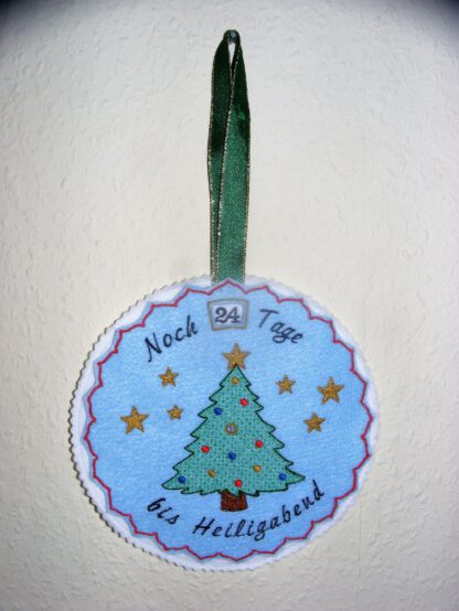Adventskalender / Drehkalender Tannenbaum – Bild 9