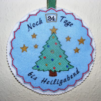 Adventskalender / Drehkalender Tannenbaum