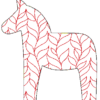 Dala Pferde (12 Muster) Doodle / ITH – Bild 17