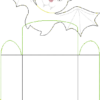 Naschbox Fledermaus (Halloween) in 2 Größen – Bild 5
