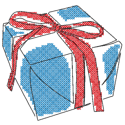 Bestecktaschen - Weihnachten (12 Single Line Motive) – Bild 14