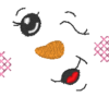 6 Schneemänner mit Gesicht (ITH und Doodle) – Bild 8
