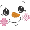 6 Schneemänner mit Gesicht (ITH und Doodle) – Bild 9