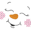 6 Schneemänner mit Gesicht (ITH und Doodle) – Bild 10