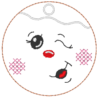 6 Kekse / Lebkuchen mit Gesicht (ITH und Doodle) – Bild 17