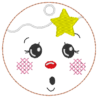 6 Kekse / Lebkuchen mit Gesicht (ITH und Doodle) – Bild 21