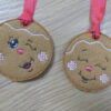 6 Kekse / Lebkuchen mit Gesicht (ITH und Doodle)