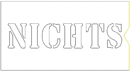 Geldgeschenk & Schokoladenhülle "NICHTS" in 2 Schriftarten – Bild 7