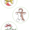 Untersetzer Single Line Advent (24 Dateien) – Bild 50