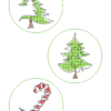 Untersetzer Single Line Advent (24 Dateien) – Bild 53