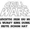 Spruch - GRILL WARS (Doodle-Applikation & Vollstick) – Bild 6