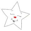 6 Sterne mit Gesicht (ITH und Doodle) – Bild 11