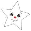 6 Sterne mit Gesicht (ITH und Doodle) – Bild 14