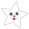 6 Sterne mit Gesicht (ITH und Doodle) – Bild 15