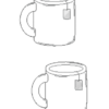 Teetassen-Set zum Füllen (Geldgeschenk, Teebeutel-Etui) – Bild 24