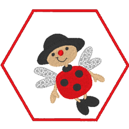 Untersetzer-Set "Bienenkind & Käferkind" personalisierbar – Bild 14