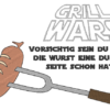Spruch - GRILL WARS (Doodle-Applikation & Vollstick) – Bild 7