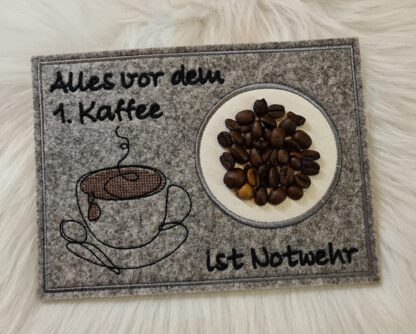 Mugrug "Alles vor dem 1. Kaffee ist Notwehr" – Bild 12