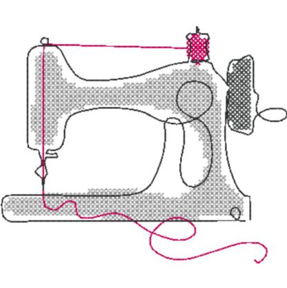 Freebie - Single Line Nähmaschine