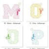 Monogramme Eltern & Großeltern (inkl. ITH-Anhänger) – Bild 2