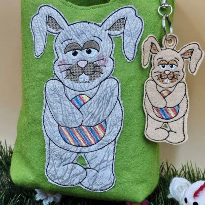Hase KALLE in 4 Größen (+ ITH-Anhänger) – Bild 4