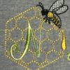 Bienen-Monogramme A-Z – Bild 5