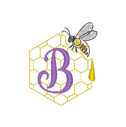 Bienen-Monogramme A-Z – Bild 11