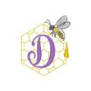 Bienen-Monogramme A-Z – Bild 14