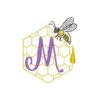 Bienen-Monogramme A-Z – Bild 23