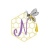 Bienen-Monogramme A-Z – Bild 24