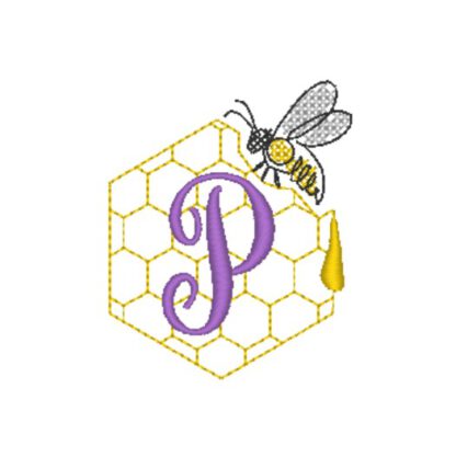 Bienen-Monogramme A-Z – Bild 26