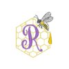 Bienen-Monogramme A-Z – Bild 28