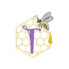 Bienen-Monogramme A-Z – Bild 30