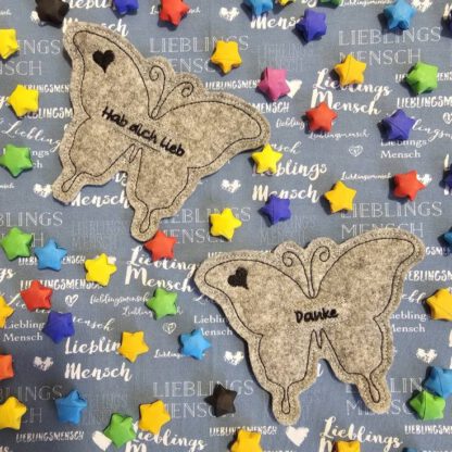MULTI - Schmetterling (als Geldgeschenk, für Schokoriegel, Kerze & Co.) – Bild 3