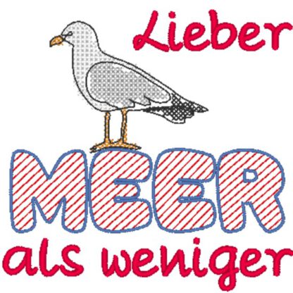 Spruch - Lieber MEER als weniger – Bild 8