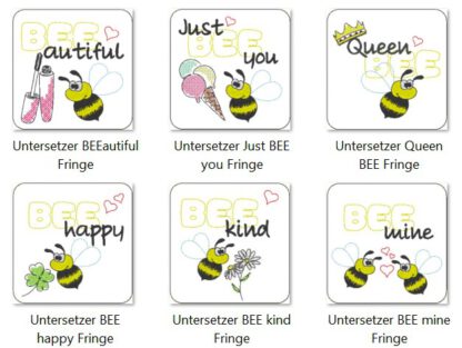 BEE - Untersetzer (6 Dateien) – Bild 2