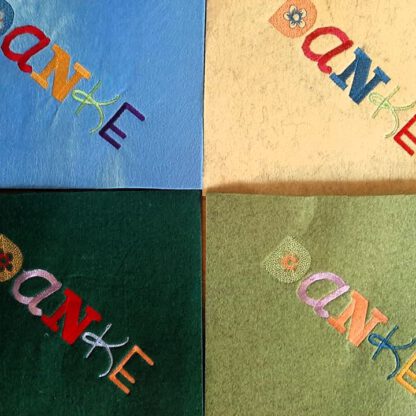 DANKE Schriftzug 13x18 cm – Bild 2