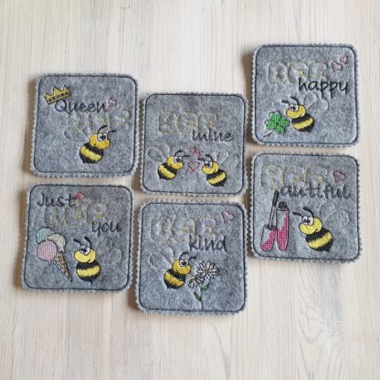BEE - Untersetzer (6 Dateien)