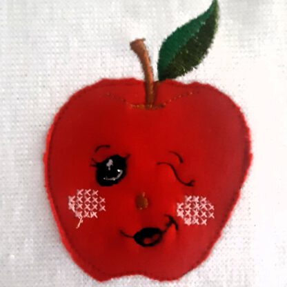 6 Äpfel mit Gesicht (Doodle Appli) – Bild 6