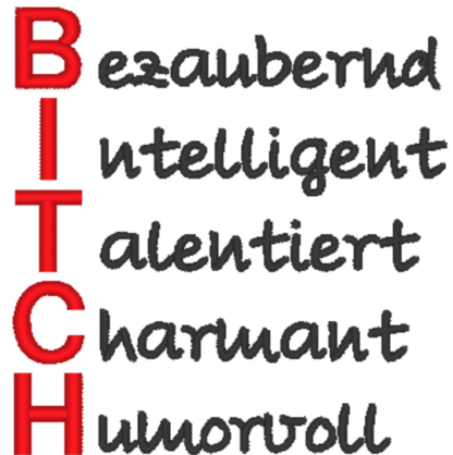 Akronym "BITCH" – Bild 6