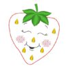 6 Erdbeeren mit Gesicht (Doodle Appli) – Bild 7