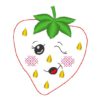 6 Erdbeeren mit Gesicht (Doodle Appli) – Bild 8