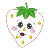 6 Erdbeeren mit Gesicht (Doodle Appli) – Bild 9