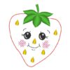 6 Erdbeeren mit Gesicht (Doodle Appli) – Bild 10