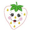 6 Erdbeeren mit Gesicht (Doodle Appli) – Bild 11