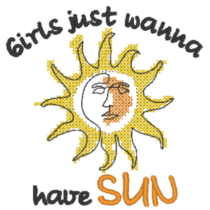 Spruch - Girls just wanna have SUN – Bild 3