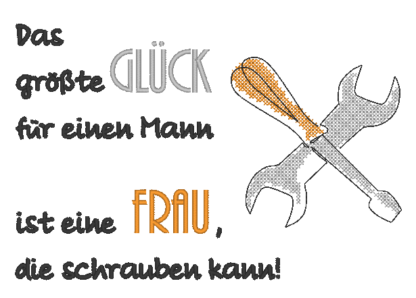 Spruch - Set "Was Frauen können" in 10 Versionen – Bild 14