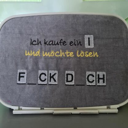 Spruch - Ich kaufe ein "I" und möchte lösen – Bild 2